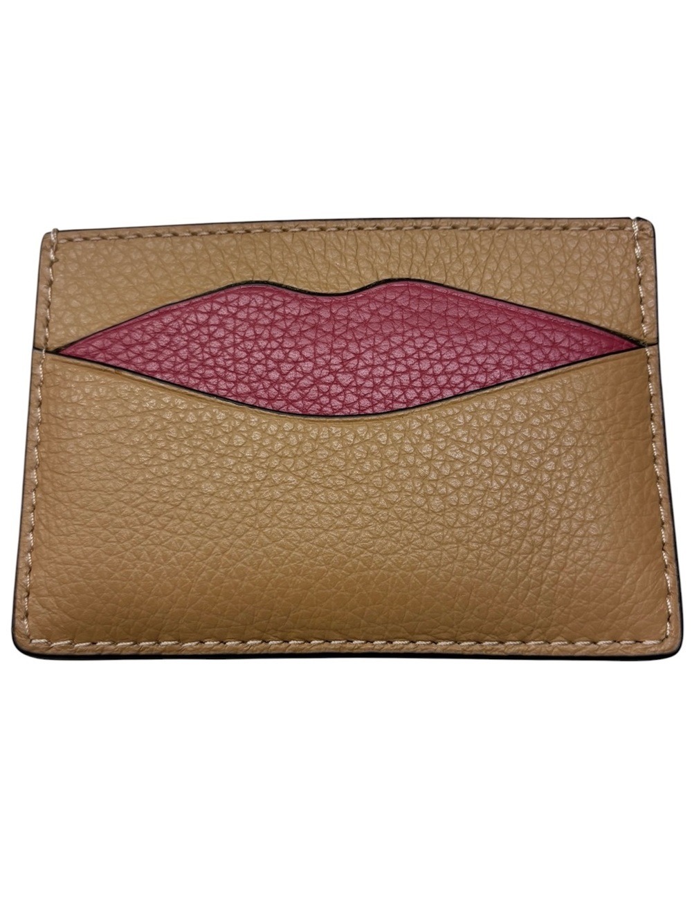 Coach lip design leather cardholder NWT - Picture 3 of 4